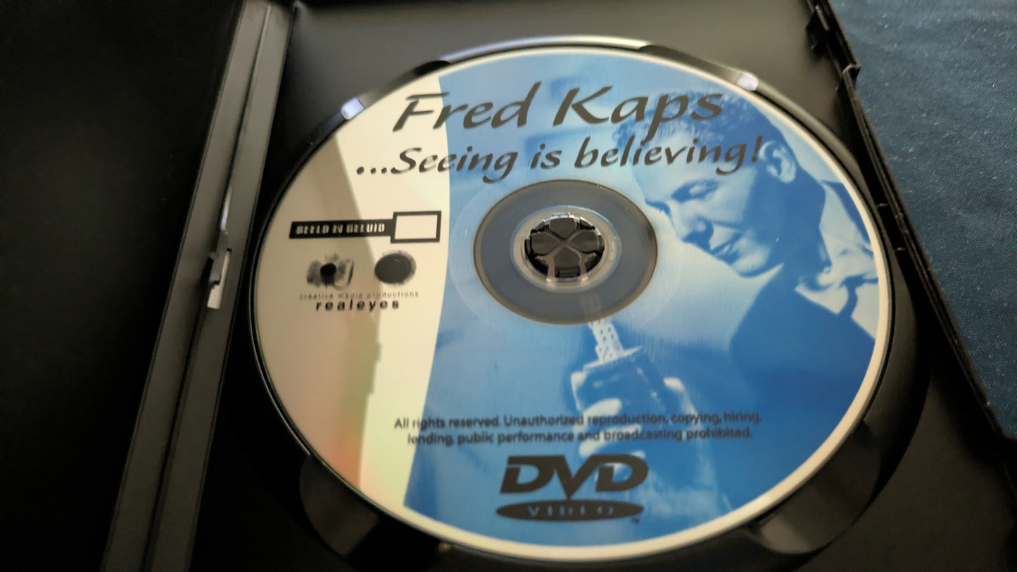 【中古：状態A】Fred kaps seeing is believing DVD