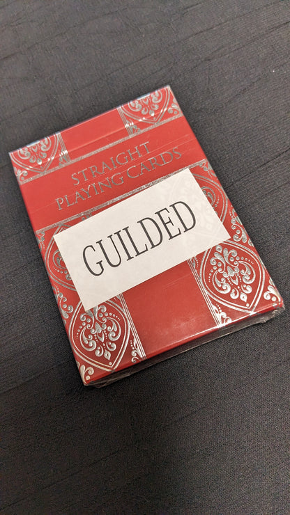 【USED：状態S】Straight Playing Cards　Premium Edition GUILDED EDGE（赤）