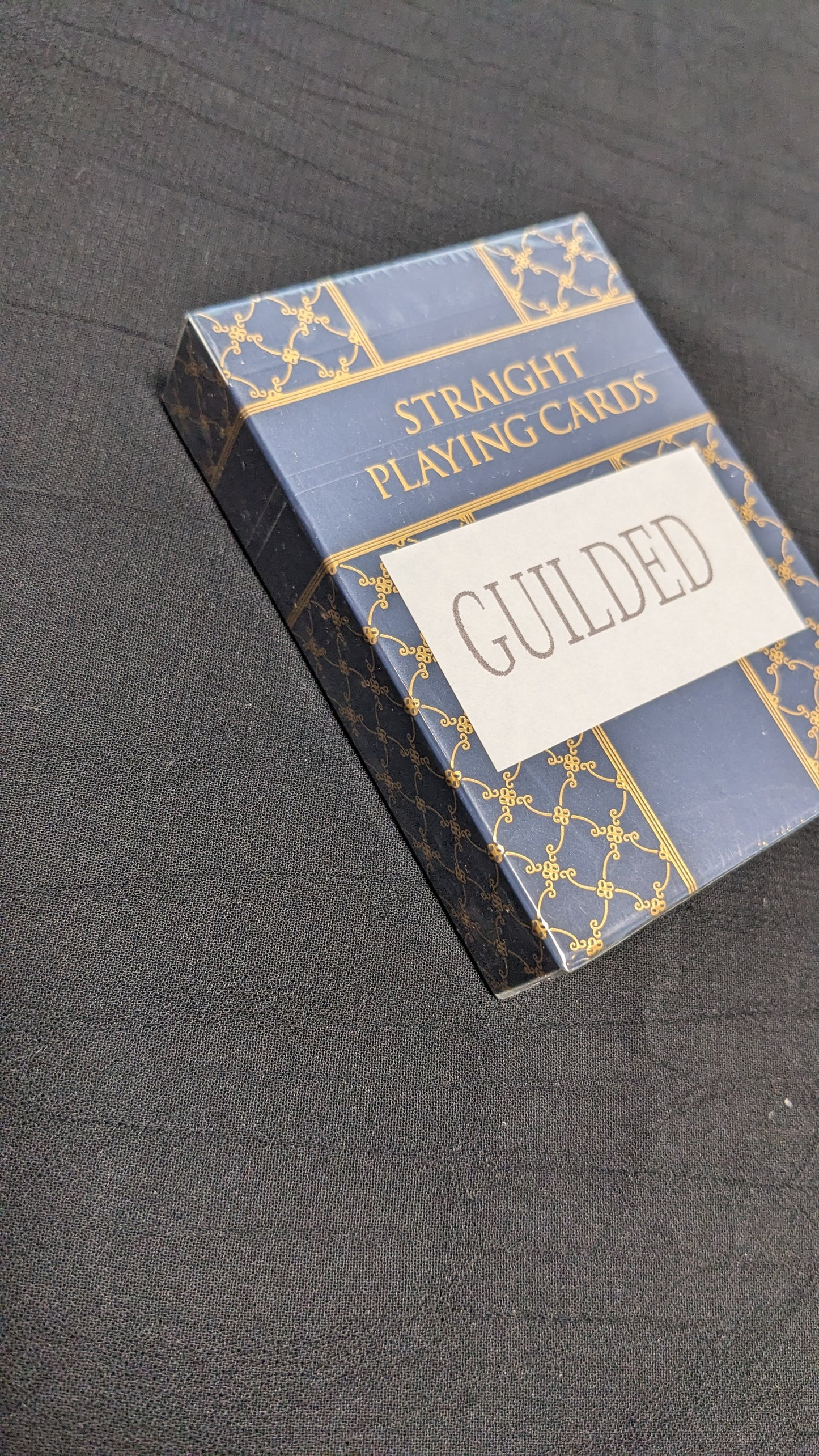 【USED：状態S】Straight Playing Cards　Premium Edition GUILDED EDGE（青）