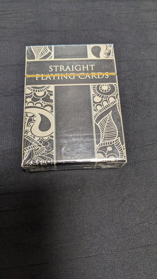 【USED：状態S】Straight Playing Cards Standard Edition（黒）