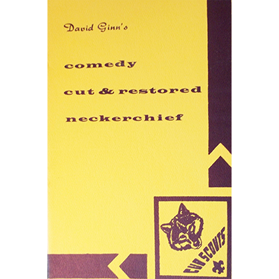 【Murphy's Magic DL】Comedy Cut & Restored Neckerchef by David Ginn - eBook DOWNLOAD
