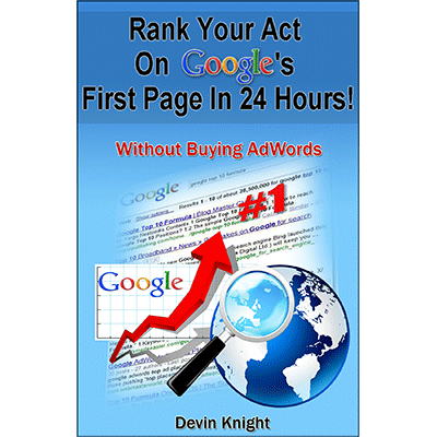 【Murphy's Magic DL】 『ハウ・トゥ・ランク・ユア・アクト・オン・グーグル』 デビン・ナイト / How To Rank Your Act on Google by Devin Knight - eBook DOWNLOAD