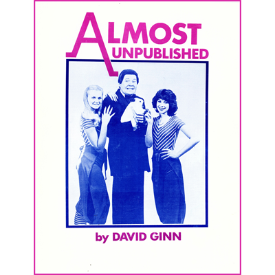 【Murphy's Magic DL】 『オールモスト・アンパブリッシュド』 デイビッド・ギン / ALMOST UNPUBLISHED by David Ginn - eBook DOWNLOAD