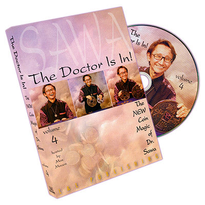 【新品】The Doctor Is In - The New Coin Magic of Dr. Sawa Vol 4