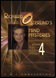 【Murphy's Magic DL】 『マインドミステリーズ ボリューム4 モアアソートミステリー』 リチャード・オスタリンド / Mind Mysteries Vol. 4 (More Assort. Myst.) by Richard Osterlind video DOWNLOAD