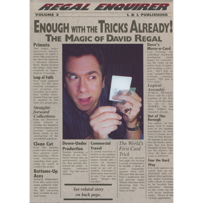 【Murphy's Magic DL】 『ダビッド・レガル #3 ビデオ ダウンロード』 デイビッド・レガル / David Regal- #3 video DOWNLOAD