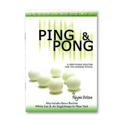 【Murphy's Magic DL】 『ピング・アンド・ポン』 ウェイン・ドブソン / Ping and Pong by Wayne Dobson - eBook DOWNLOAD