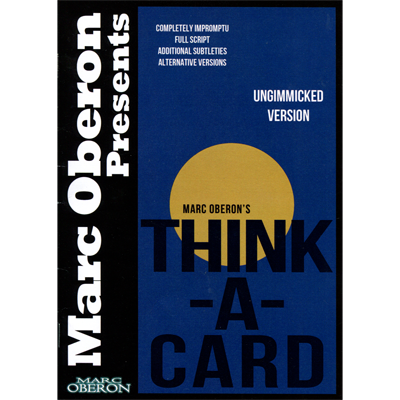 【Murphy's Magic DL】 『シンカカード』 マーク・オベロン / Thinka-Card (ungimmicked version) by Marc Oberon - ebook